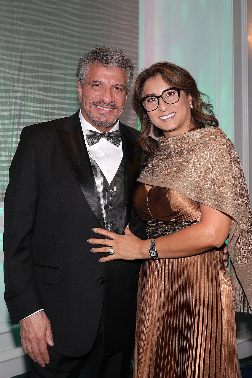 All the way from Costa Rica via their now home in Miami are Sarasota Orchestra Music Director Giancarlo Guerrero and his wife, Shirley.