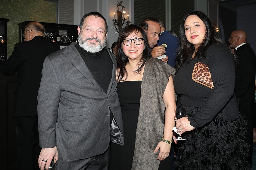 From the architecture team responsible for the new orchestra building are Alec Stoll, Cissy Wong and Sandra Ortega.