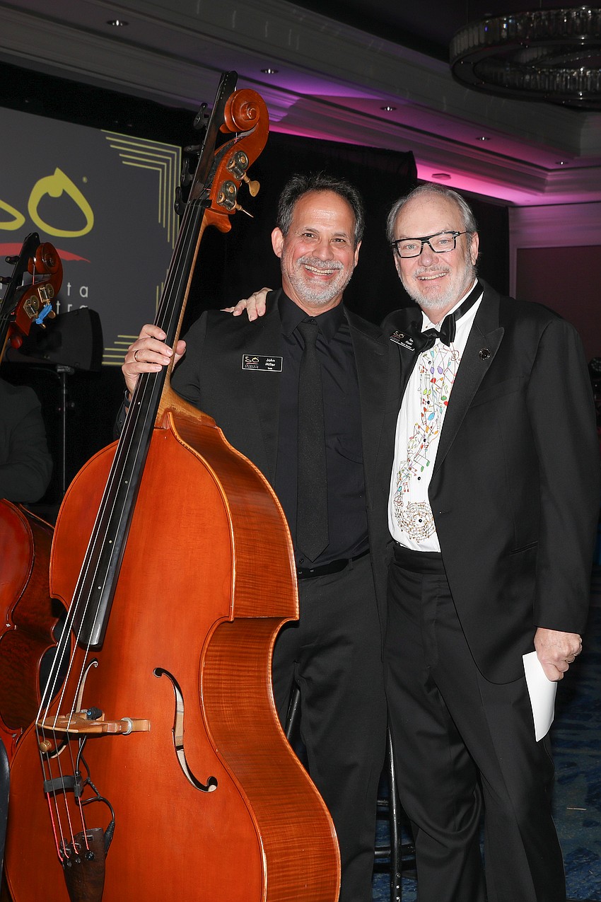 Bassist John Miller and board Chair Tom Koski