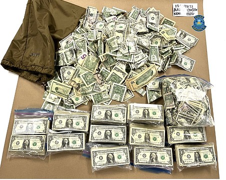 About $12,000 in small bills was seized as part of the investigation.