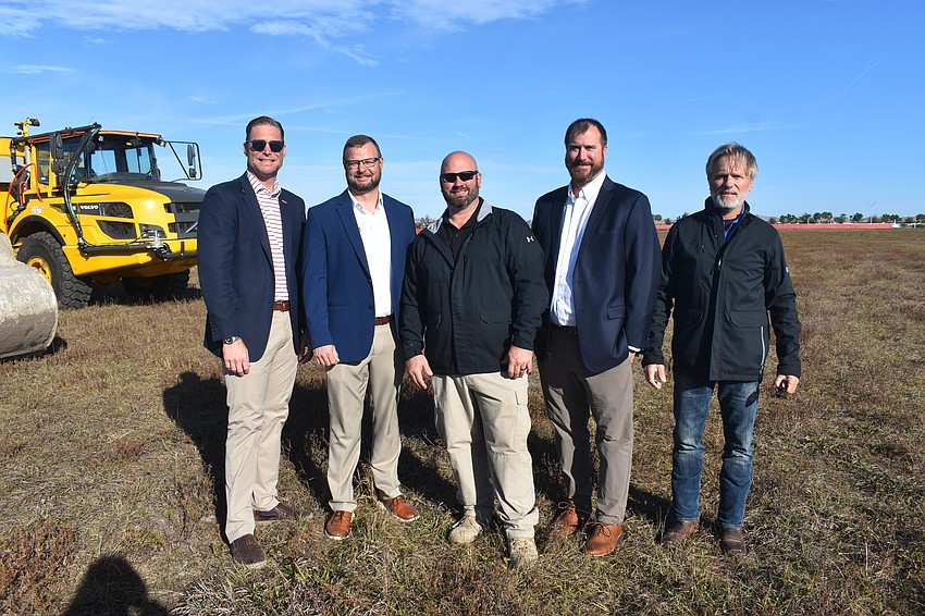 The school will be built by Gilbane Building Company. The team includes James Caldwell, Zack McClary, Carlton Hendrickson, Jordan Hoover and Yanick Dauphas.