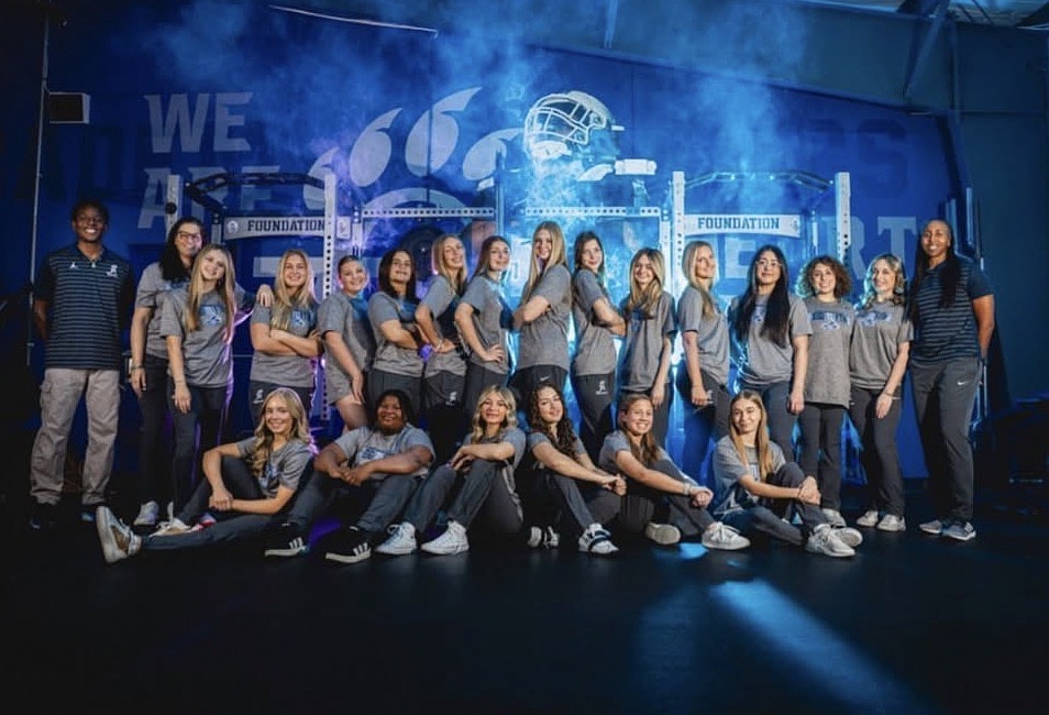 Foundation Academy girls weightlifting team is back-to-back District Champions.