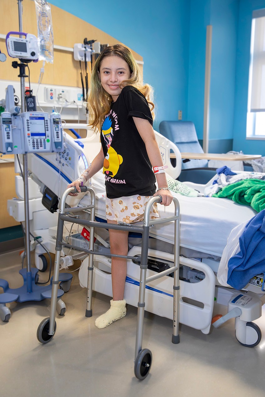 Jasmine Ramirez initially wanted to keep her leg, but is now grateful to be moving around much easier and looking towards the future in a positive light.