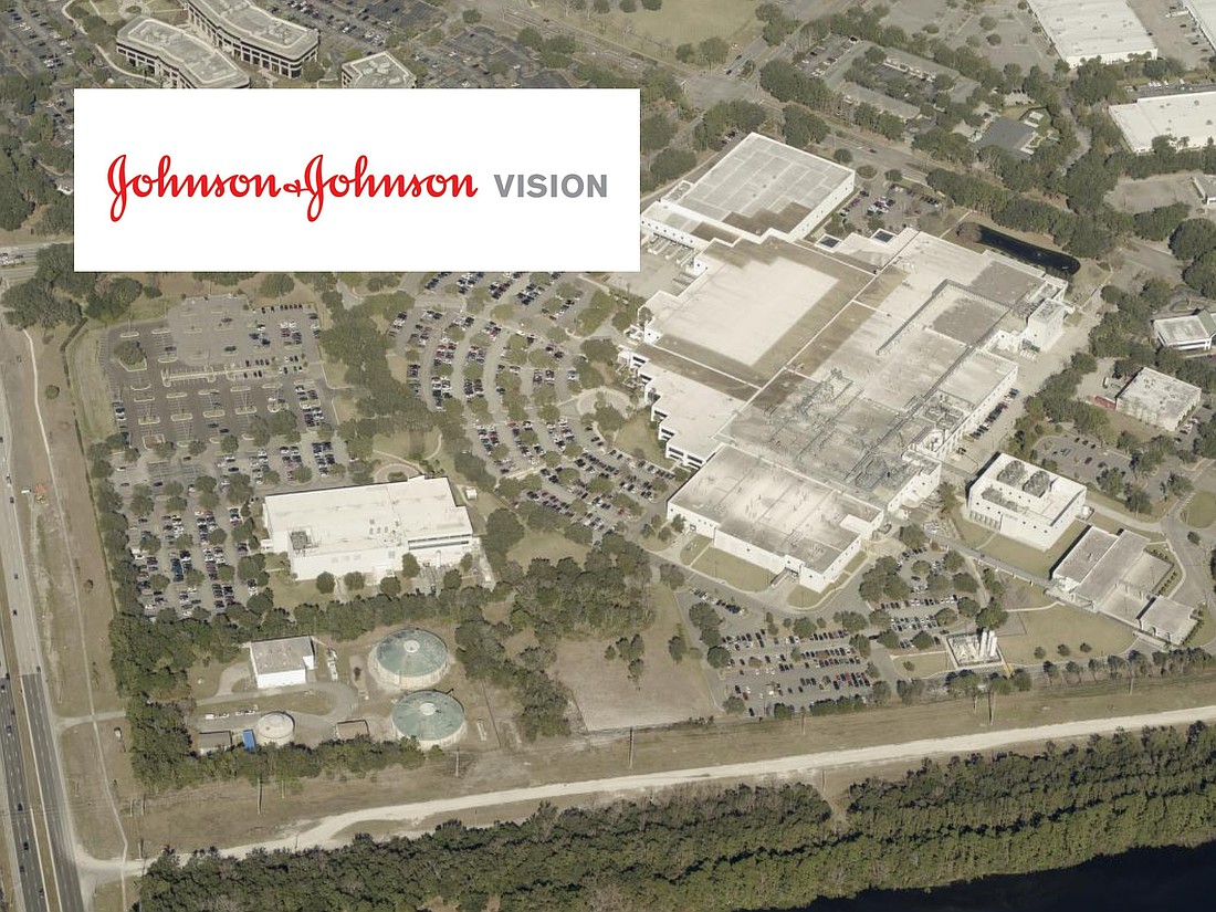 The Johnson & Johnson Vision is contact lens manufacturing plant in Deerwood Park in South Jacksonville.