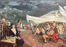 Ben Stahl's "Thunder on the Beach" is on display at Ringling College of Art and Design through April 11.