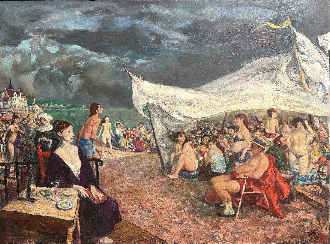 Ben Stahl's "Thunder on the Beach" is on display at Ringling College of Art and Design through April 11.