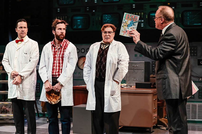 Danny Bernardy, Johnny Shea and Kraig Swartz star in Florida Studio Theatre's 