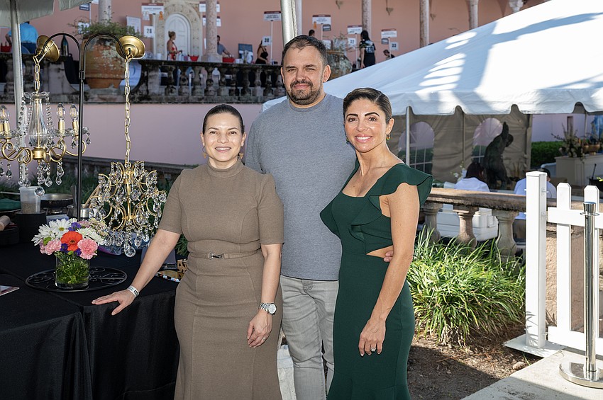 Adriana and Marcel Ortiz and Lola Duclut