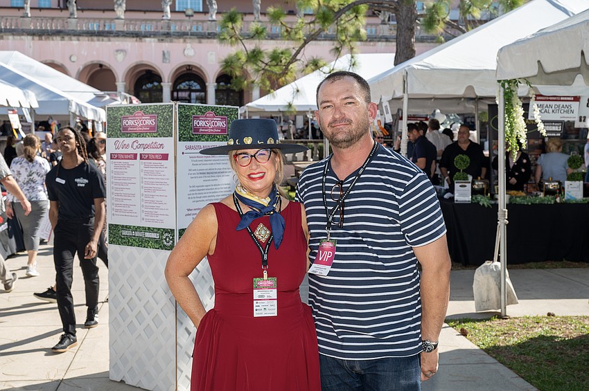 Beth Fox and Phil Burrill