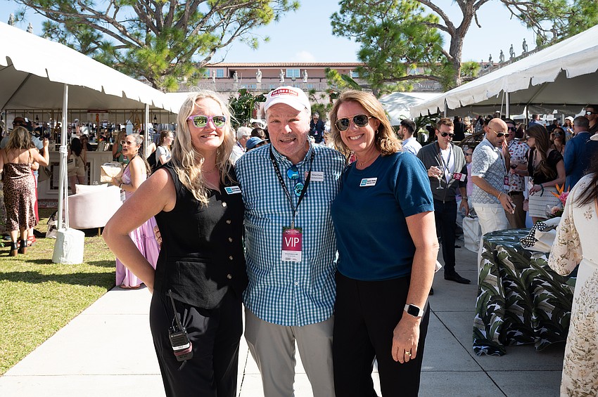 Eat Like A Local Sarasota-Manatee Originals Marne Gaston, Founding Board Member Michael Klauber and Heather Charles