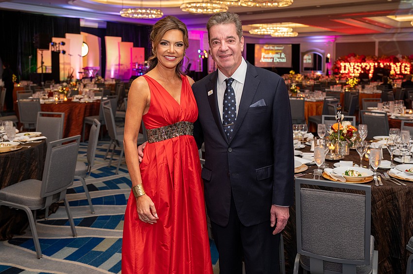 Dr. Amie Austin and Sunshine to Darkness President and board member Jeffrey Peterson