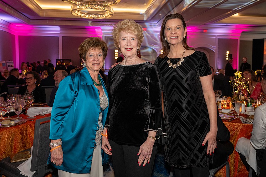 Janice Zarro, Co-Chair Christine Jennings and Amy Wallace