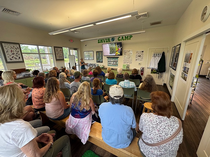 Katie Tripp hosts a presentation on 20 beachside native plants at the Ormond Beach Environmental Discovery Center during ReGrow the Loop 2025. Courtesy photo