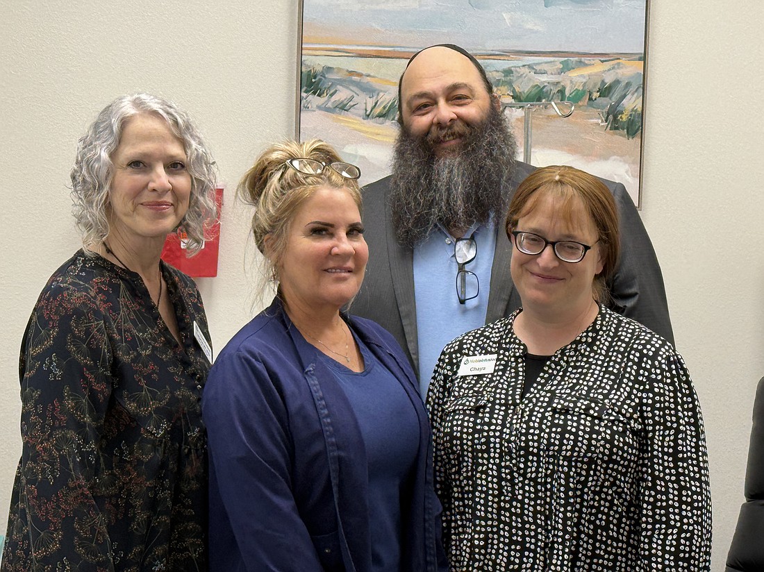 Laurie Wilson, Tricia Briere, Shaya Fogel and Chaya Fogel at Noble Infusions. Photo by Brian McMillan