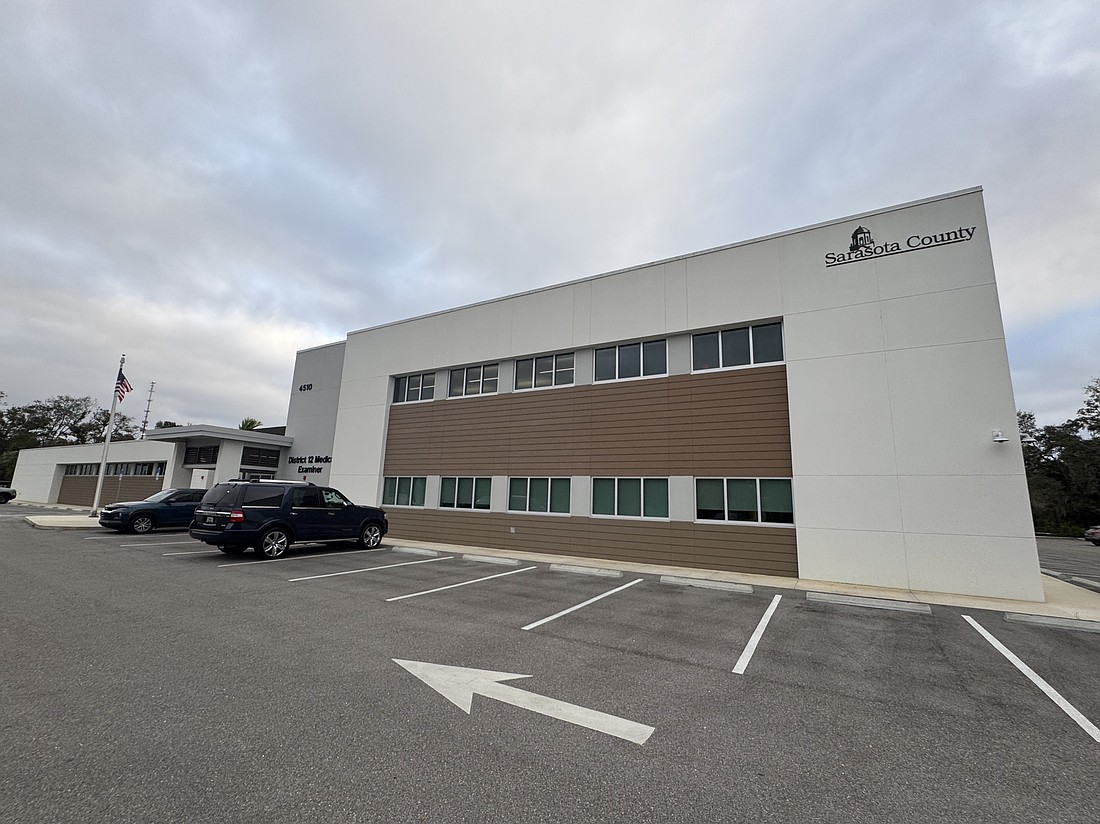 The medical examiner's office is at 4510 Fruitville Road.