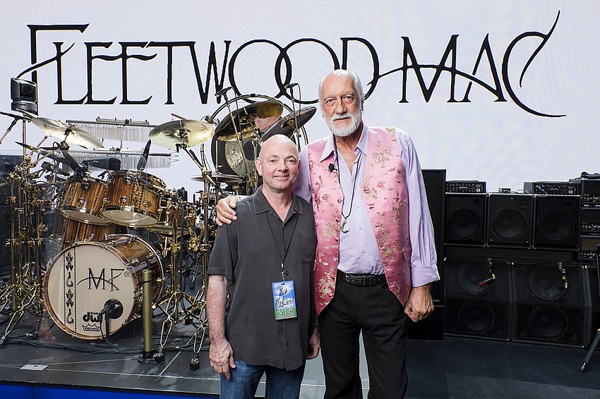 Thorp Thomas has met Mick Fleetwood, the dummer fro Fleetwood Mac, twice. Thorp Thomas has met Mick Fleetwood, the dummer fro Fleetwood Mac, twice.
