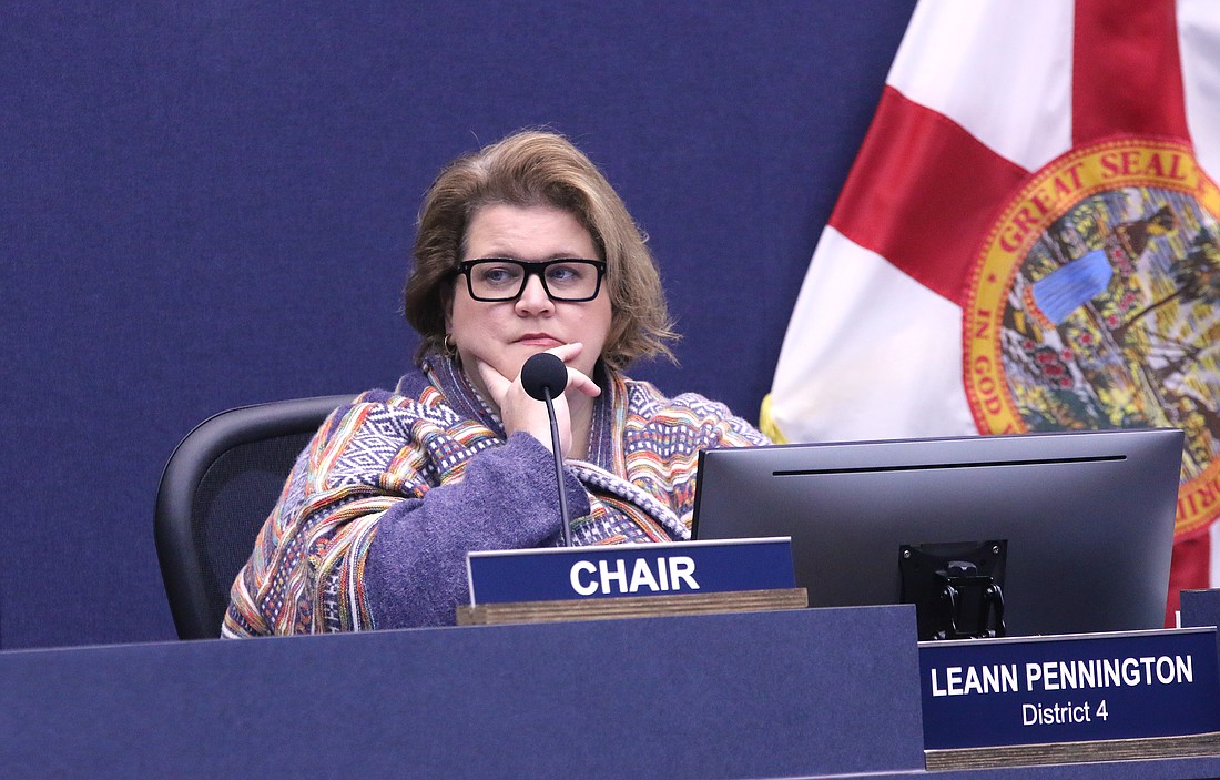 Flagler County Commission Chair Leann Pennington. Photo by Sierra Williams