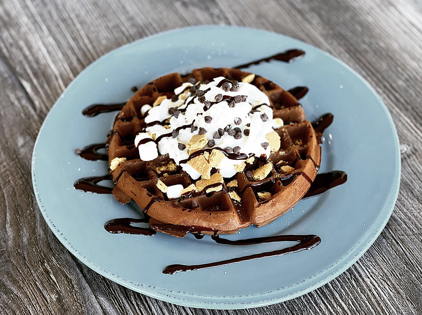 Dress your pancakes, French toast, or waffles with one of the specialty flavors at The Breakfast Company. Dress your pancakes, French toast, or waffles with one of the specialty flavors at The Breakfast Company.