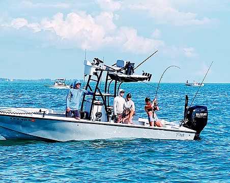 Capt. A.J. Grande operates a "six pack" fishing charter business who often picks up and drops off customers at Nora Patterson Park.