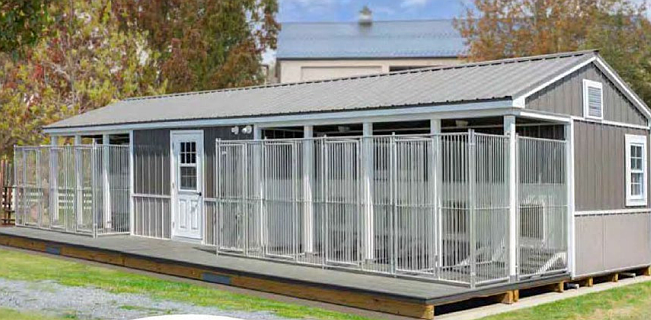An example of a modular kennel system. Image from Palm Coast, Flagler County joint meetings
