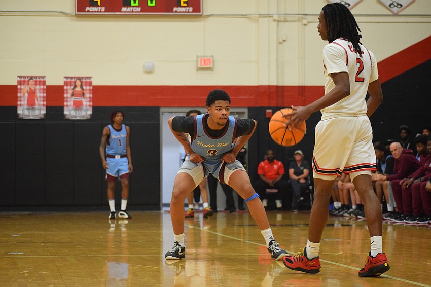 Anthony Bailey, junior guard, has made an immediate impact as a new face for Braden River. He's the team's second-leading scorer and also ranks second in assists and steals per game.