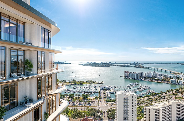 Waldorf Astoria Residences Sarasota will offer views of Sarasota Bay and beyond from its Five Points location.