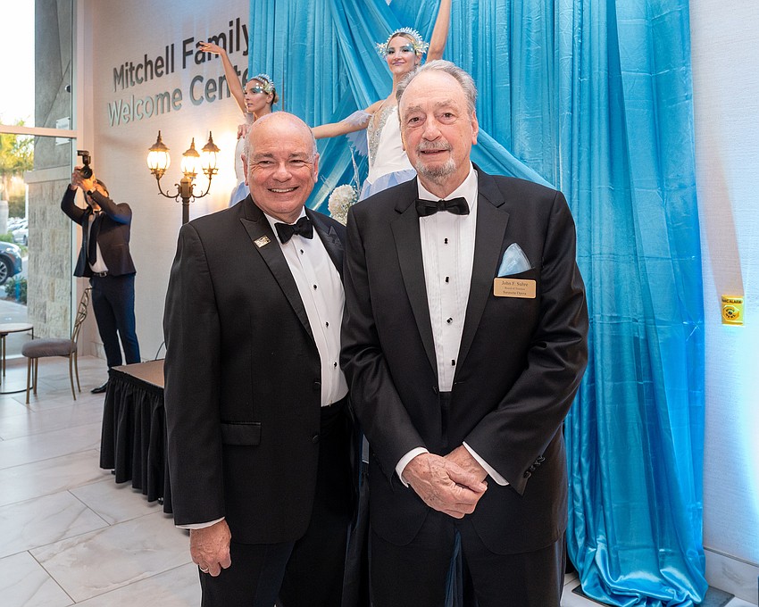 Sarasota Opera General Director Richard Russell and John Suhre