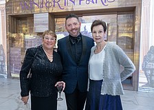 Barb Archbold, Matthew Glover and co-Chair Carla Koeffler