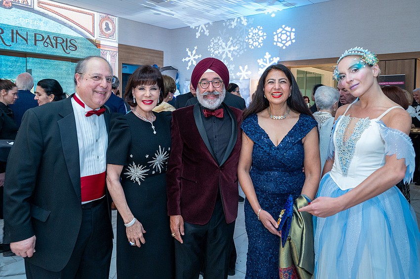 David Epstein, Tamara Jacobs, Harry and Ritu Anand and Yuliya Survalava