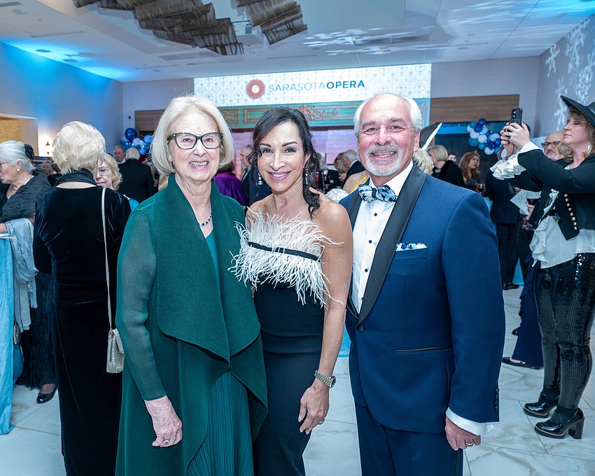 Lynne Giviskos with Julie and Manny Jimenez