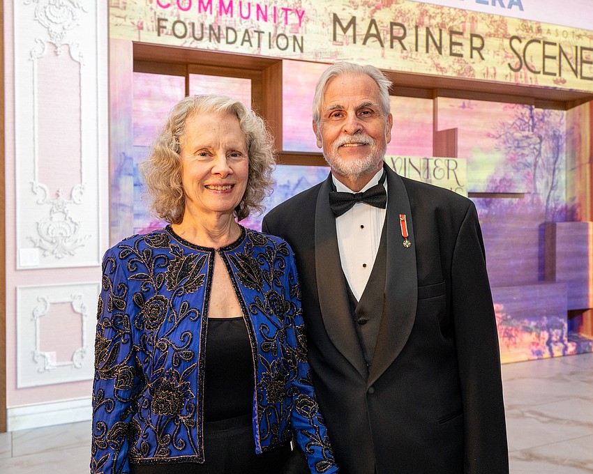 Stephanie Sundine and Sarasota Opera Artistic Director Victor DeRenzi