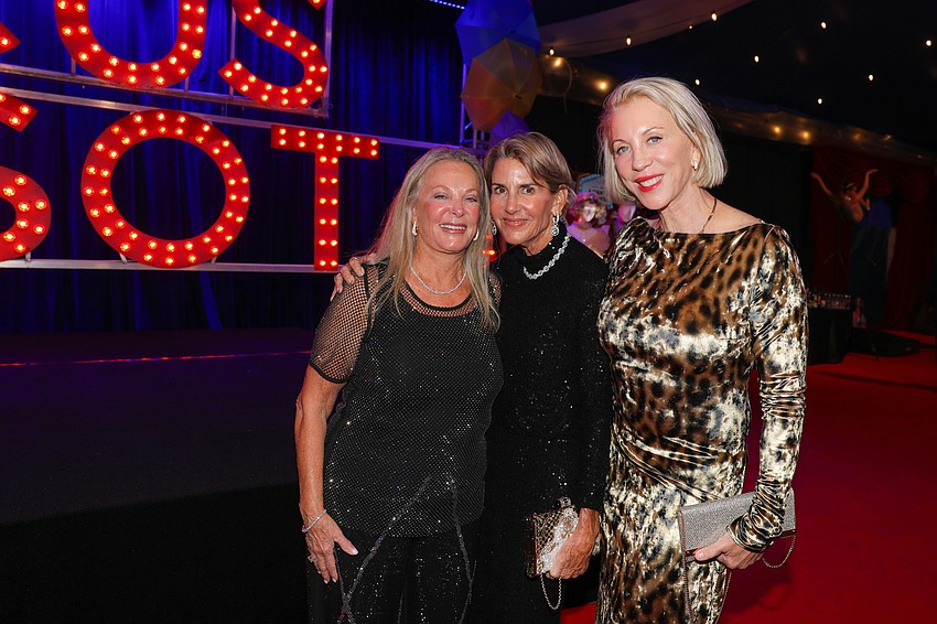 CAC board Chair Julie Harris, Audrey Robbins and Paige Petersen