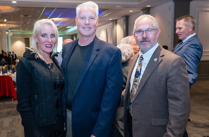 Lori Jaress, Dave Scott and Sarasota Police Foundation President Jeff Birnbach