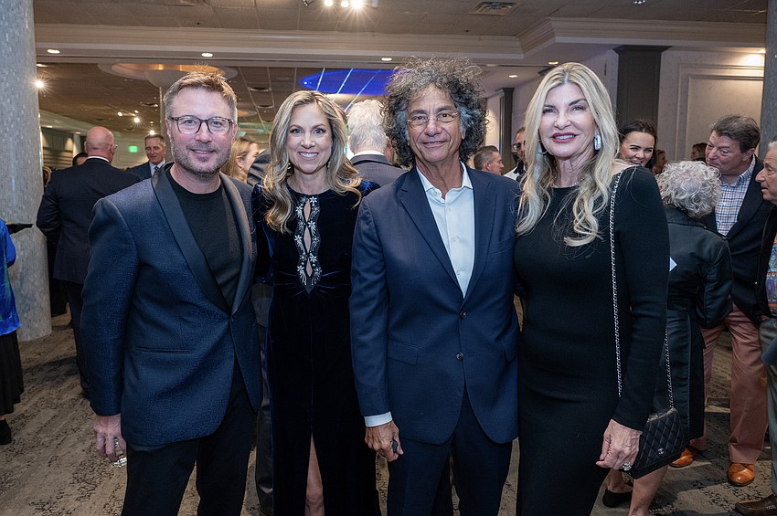 Jamie Ebling and Tara Butler with Kirk and Jo Ellyn Weisman