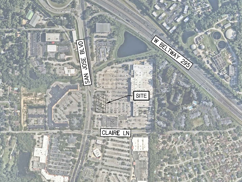 Raising Cane’s Chicken Fingers is planned at 10989 San Jose Blvd. in the Mandarin Corners shopping center anchored by a Walmart Supercenter.