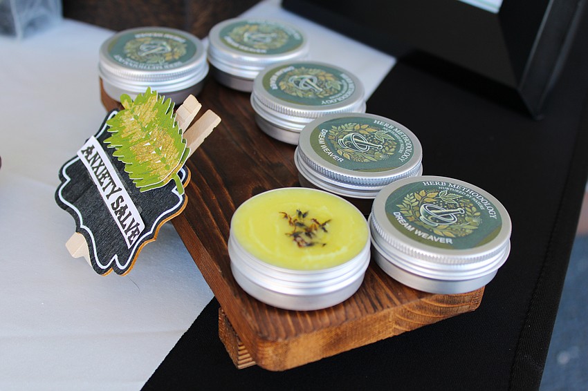 Herb Methodology co-owner Tryla Brown Larson's line of products includes salves designed to help alleviate anxiety.