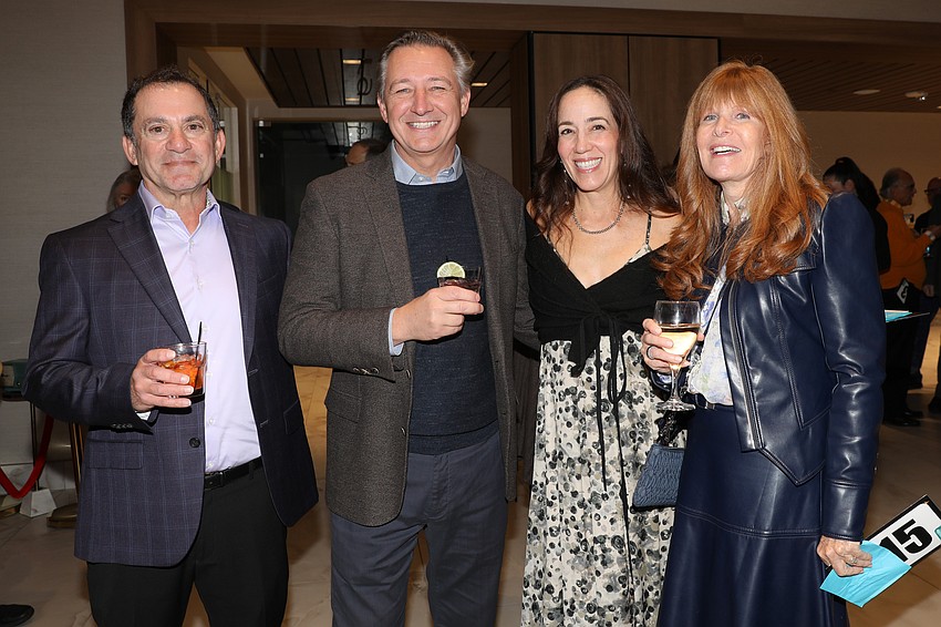 Fred Lawson, Adrian and Kris Ravenscroft and Debbie Rechter-Lawson