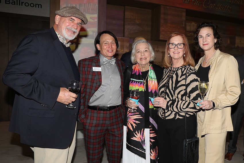 David Glosser, Shepard Englander, and Rita, Stephanie and Amy Glosser