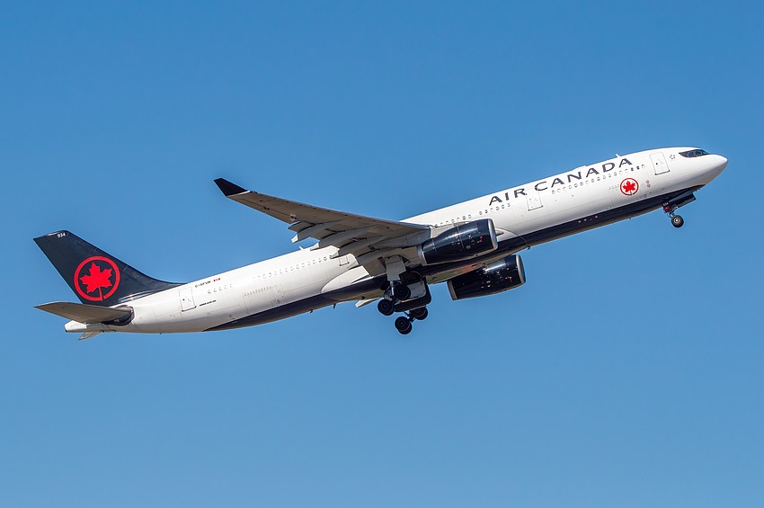 Air Canada nonstop flights from Jacksonville International Airport to Toronto will be via an Airbus A330-300 jet.