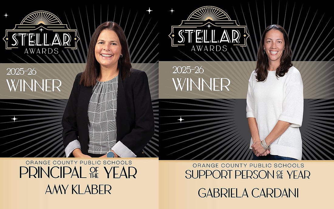 Two Southwest Orange educators are winners of Orange County Public Schools' Stellar Awards.