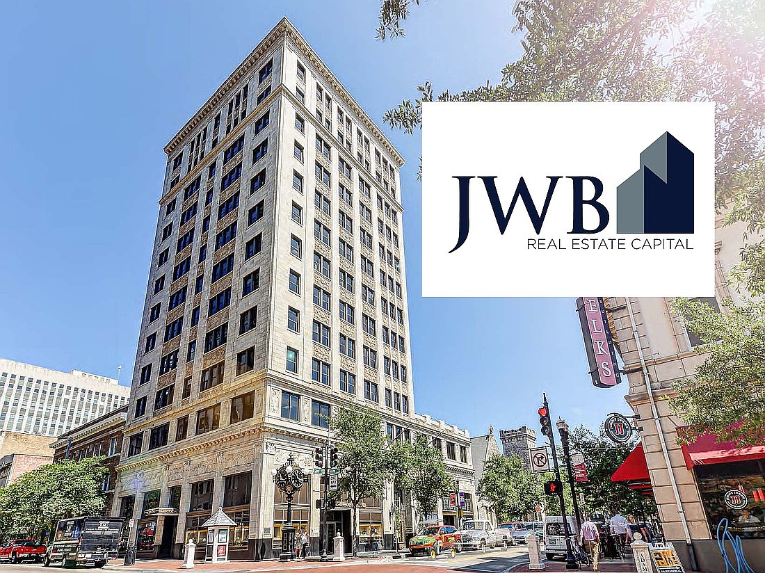 JWB Real Estate Capital has moved its headquarters to the Downtown Jacksonville Greenleaf & Crosby Building at 208 N. Laura St., also called The Greenleaf.