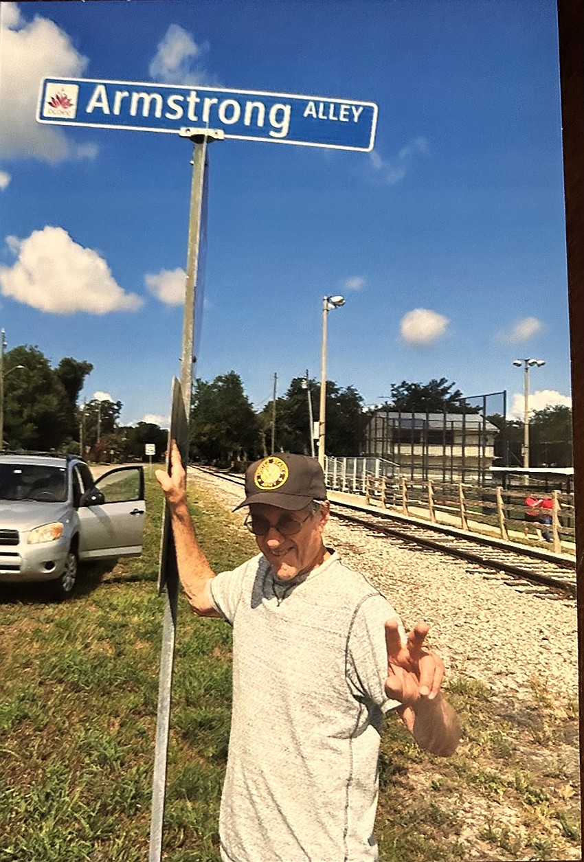 Ocoee dedicated Armstrong Alley to Pete Armstrong for his dedication in the little league. He was proud to be recognized but remained a humble man.