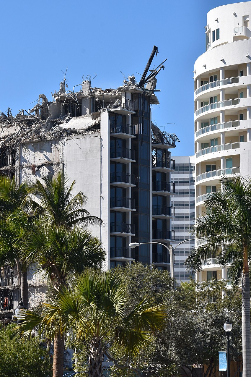 The 294-room Hyatt Regency opened in 1975. A new hotel coming to the corner of Boulevard of the Arts and Quay Commons will have 174 rooms. The 294-room Hyatt Regency opened in 1975. A new hotel coming to the corner of Boulevard of the Arts and Quay Commons will have 174 rooms.