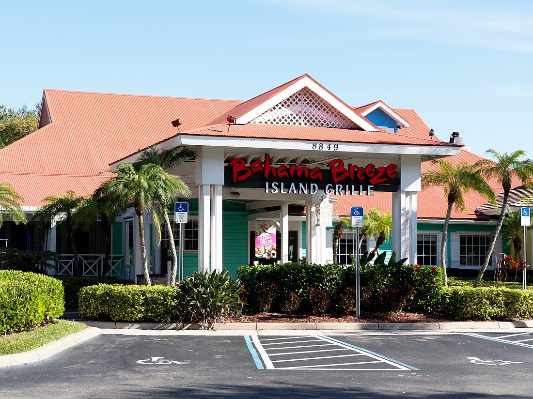 Florida Bahama Breeze locations set to close are in Jacksonville, Miami, Kissimmee, Pembroke Pines and Sanford.