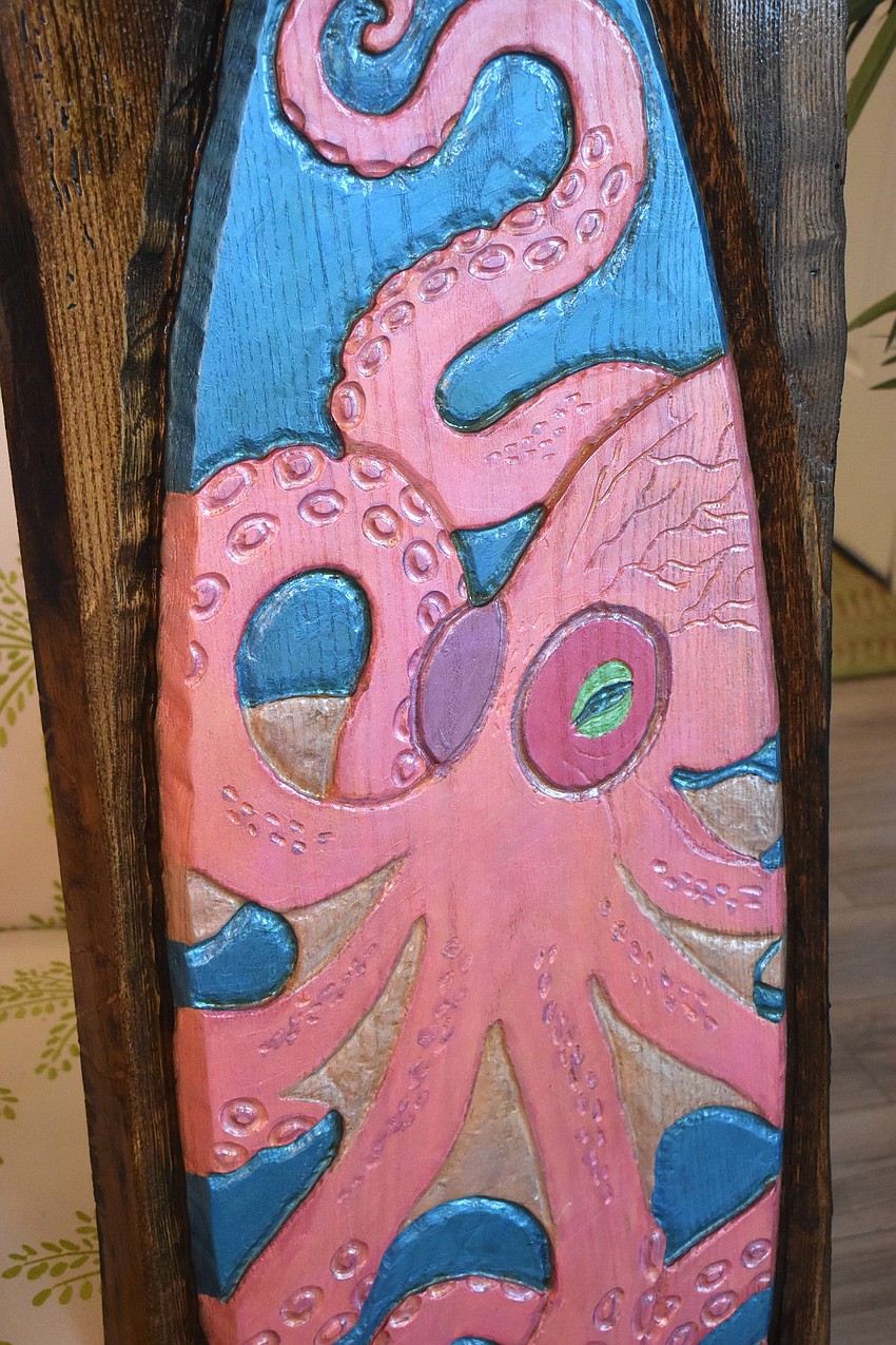 The products from Humu's Island Treasures range from 16 to 18 hours to make for larger pieces, while smaller pieces average between 5 and 8 hours.