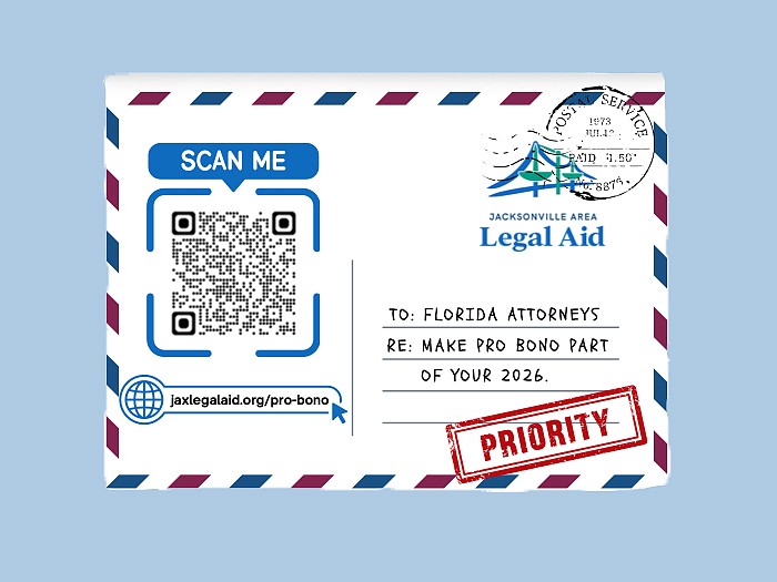 Scan the QR code above to visit the JALA Pro Bono page and learn how to support the JALA Pro Bono Unit.