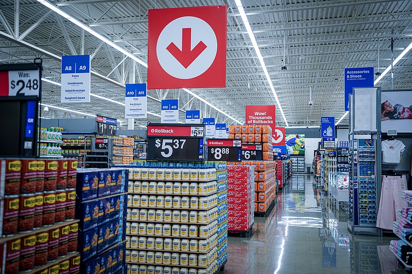 The new Jacksonville Walmart features interactive digital touchpoints.