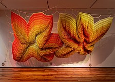Work by Janet Echelman in “Radical Softness” at Sarasota Art Museum through April 26.