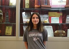 Erika Garcia joined Braden River girls weightlifting as a freshman, and now in her fourth season, has been a part of four district championship-winning teams.
