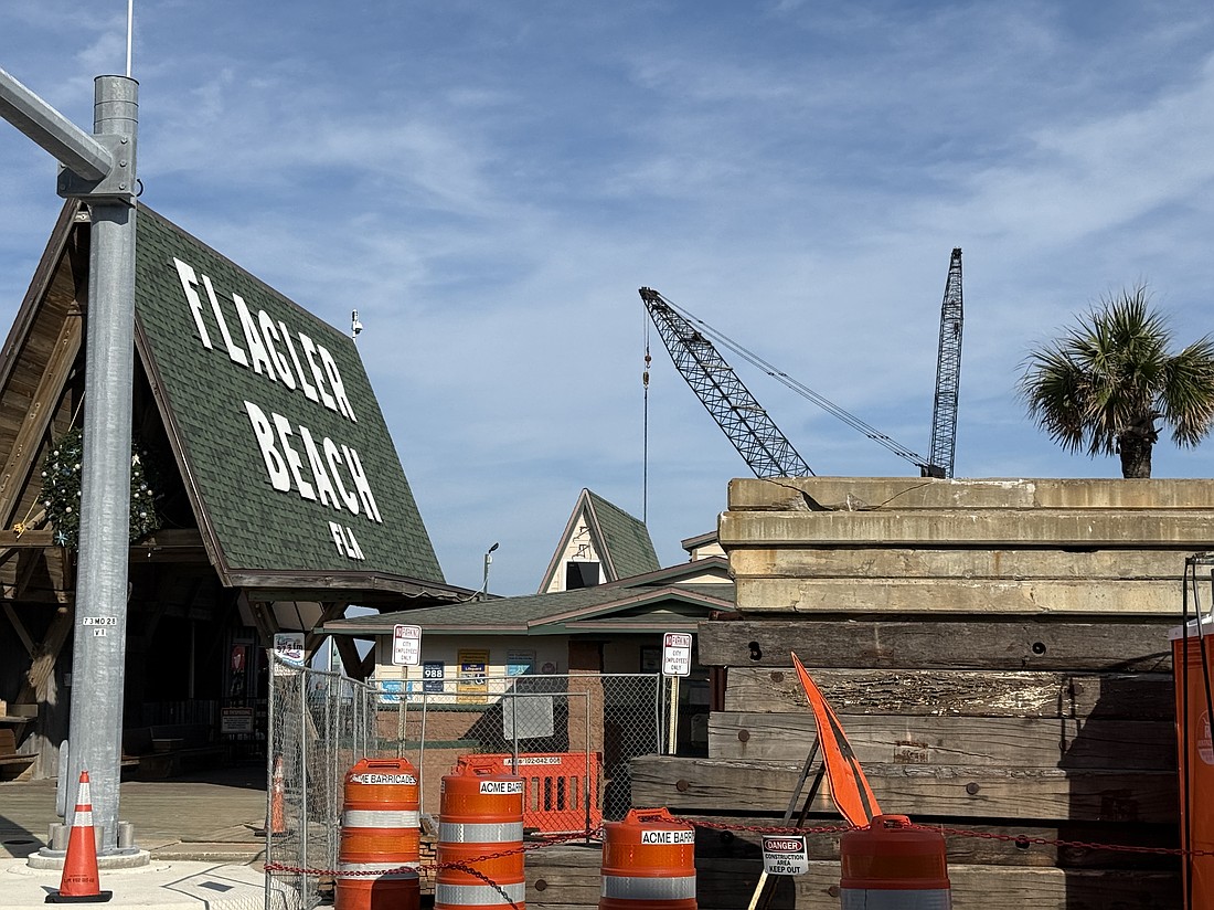 The Flagler Beah A-Frame and pier, January 2026. Photo by Brian McMillan